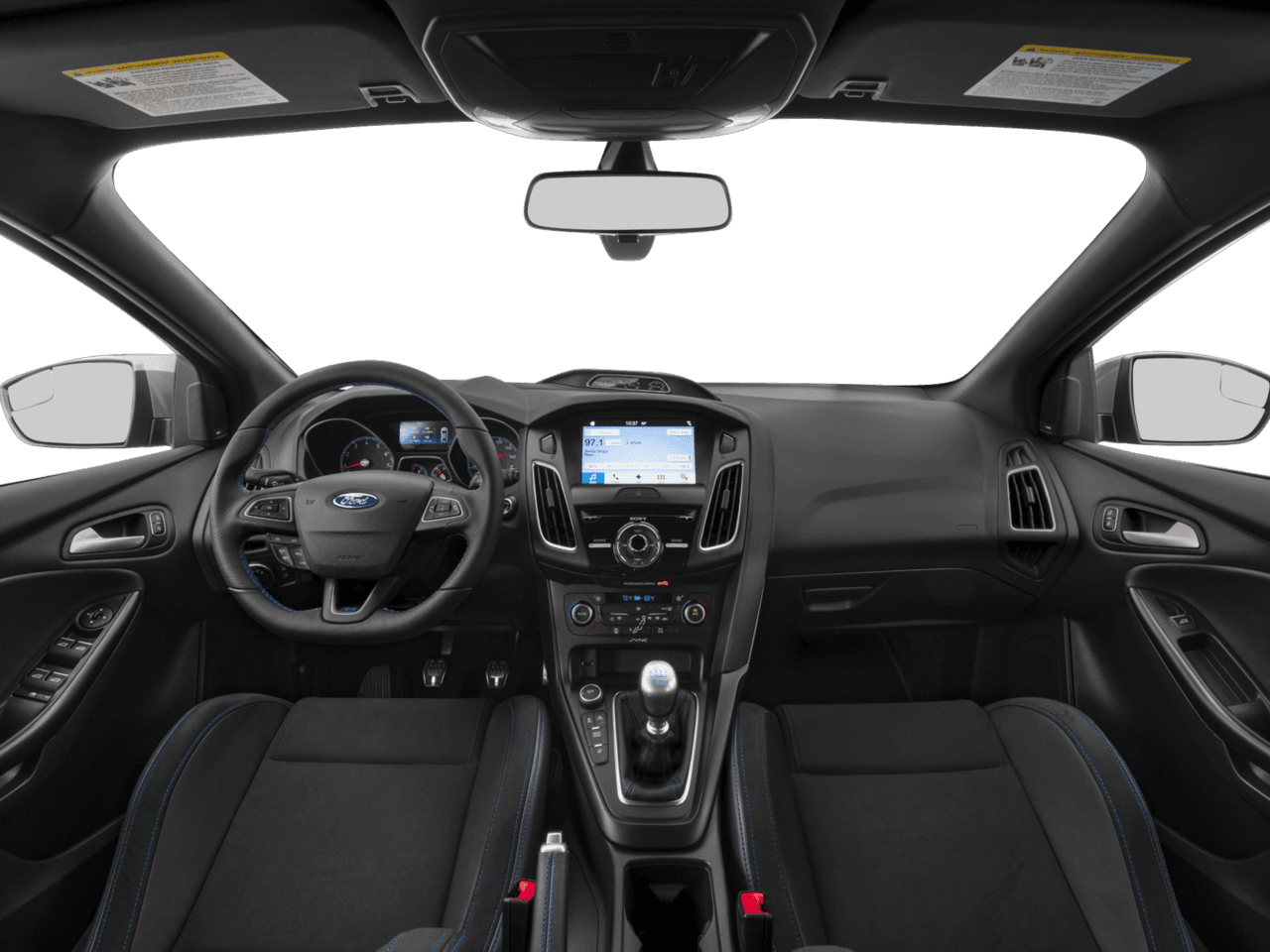 2017 Ford Focus RS Hatch - Interior Full Dash Basic