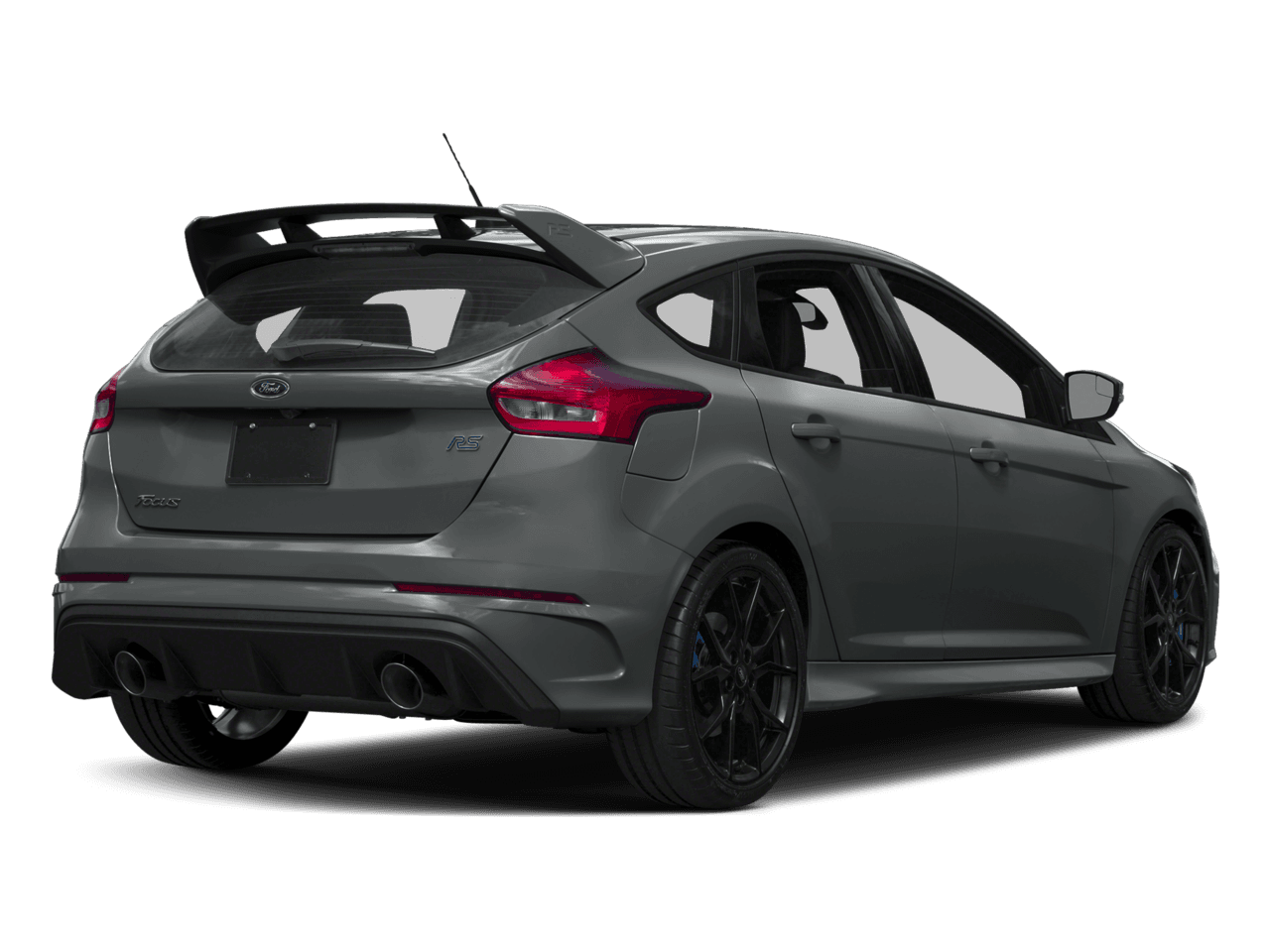 2017 Ford Focus RS Hatch - Rear 3/4, facing to the right