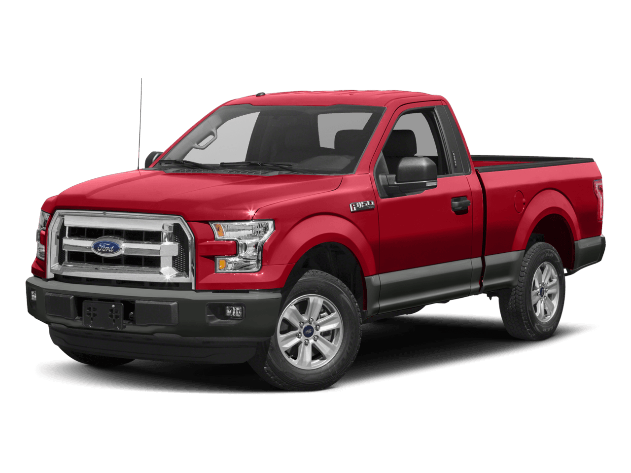 2017 Ford F-150 XLT 4WD Reg Cab 6.5' Box - Front 3/4, facing to the left