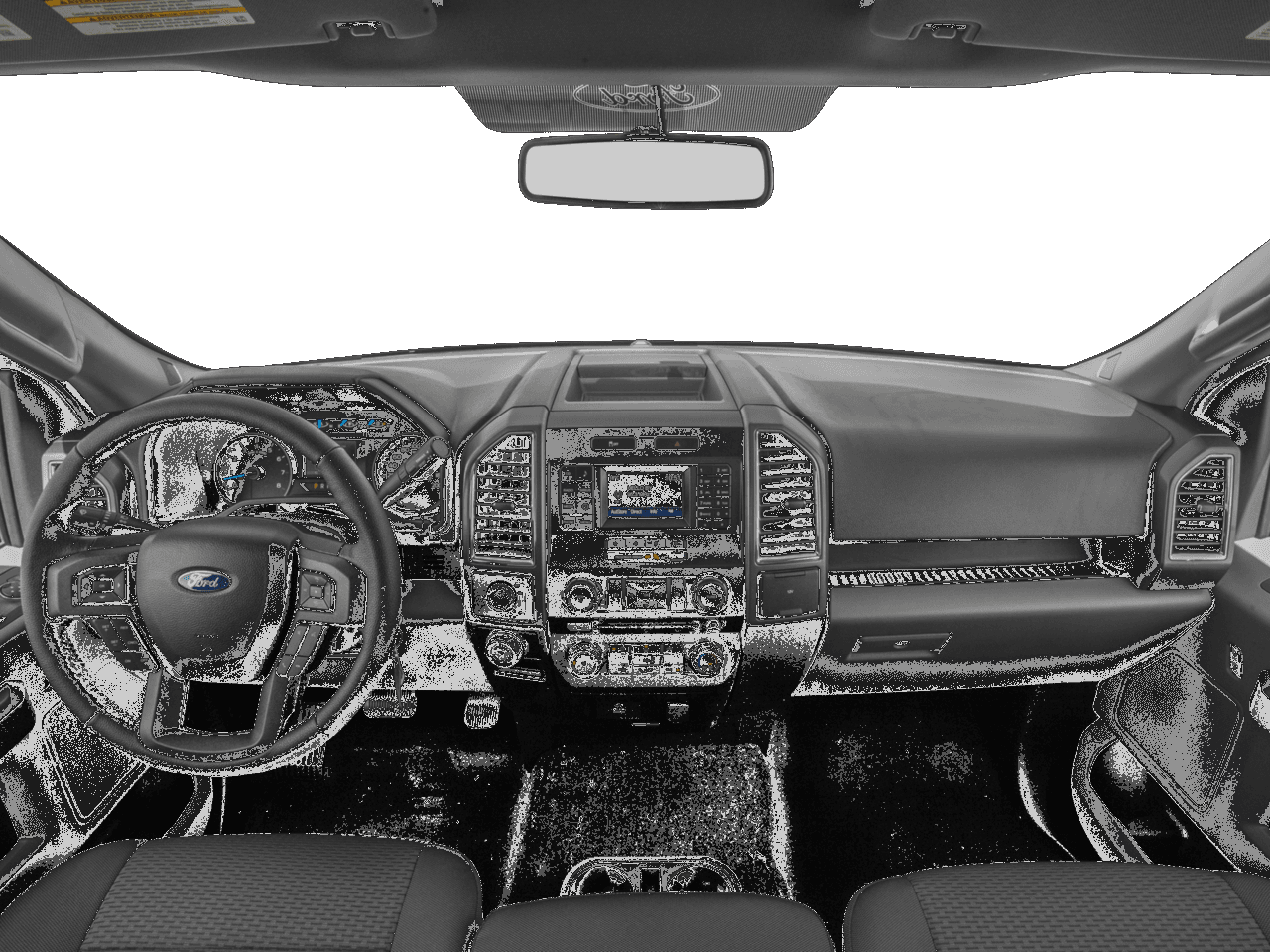 2017 Ford F-150 XLT 4WD Reg Cab 6.5' Box - Interior Full Dash Basic