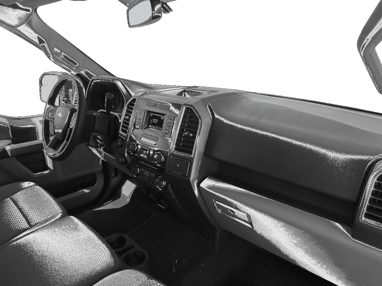 2017 Ford F-150 XLT 4WD Reg Cab 6.5' Box - Interior Passenger Dash