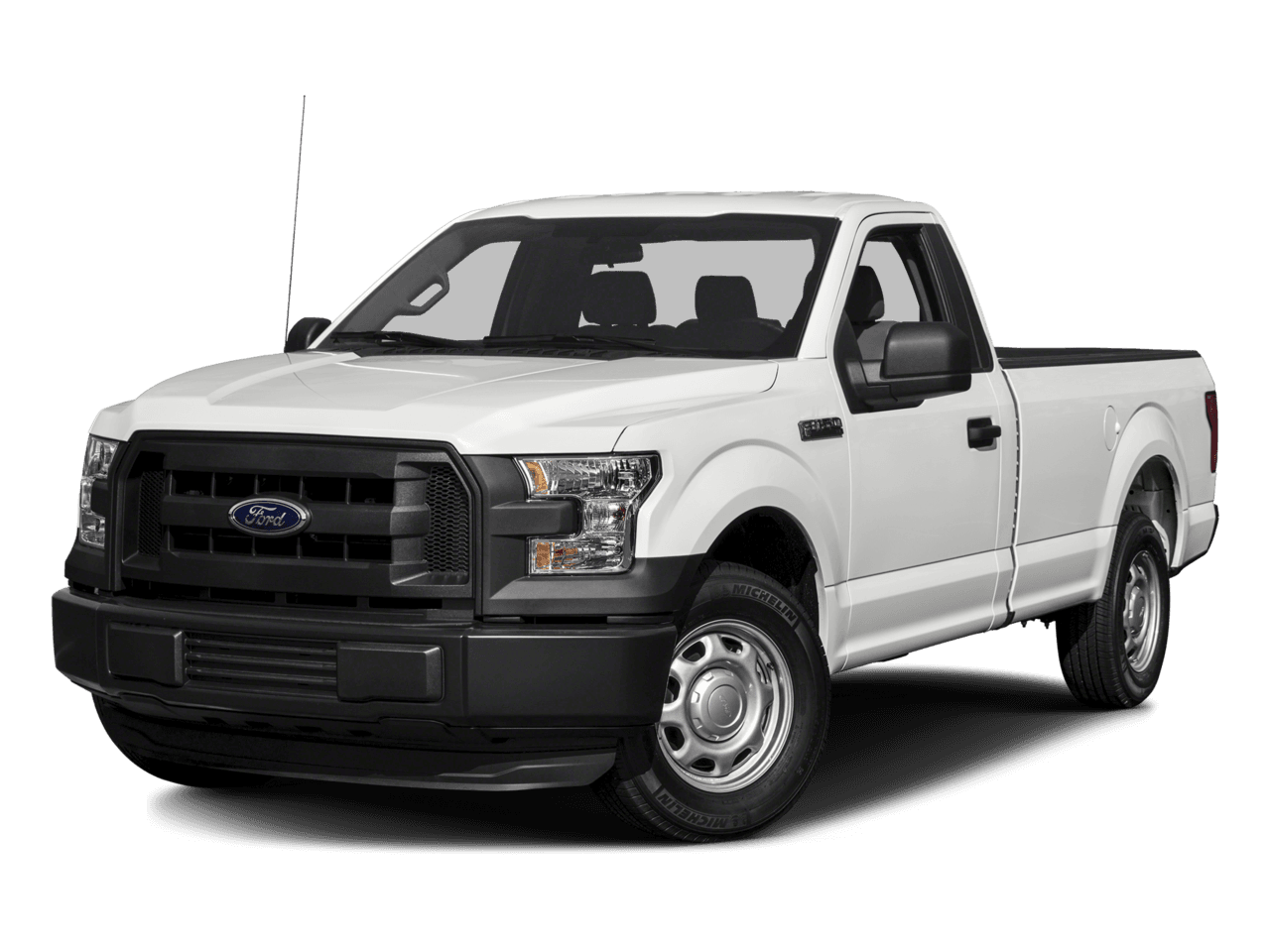2017 Ford F-150 XL 2WD Reg Cab 8' Box - Front 3/4, facing to the left