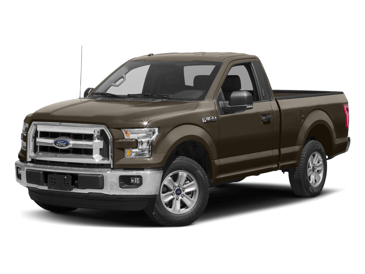 2017 Ford F-150 XLT 2WD Reg Cab 8' Box - Front 3/4, facing to the left