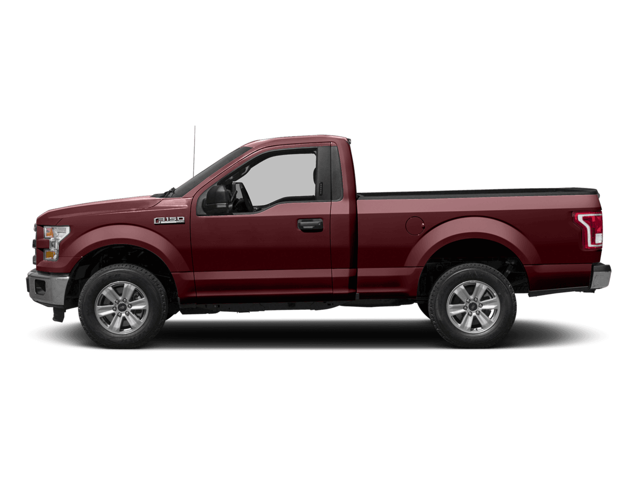 2017 Ford F-150 XLT 2WD Reg Cab 8' Box - Profile, facing to the left