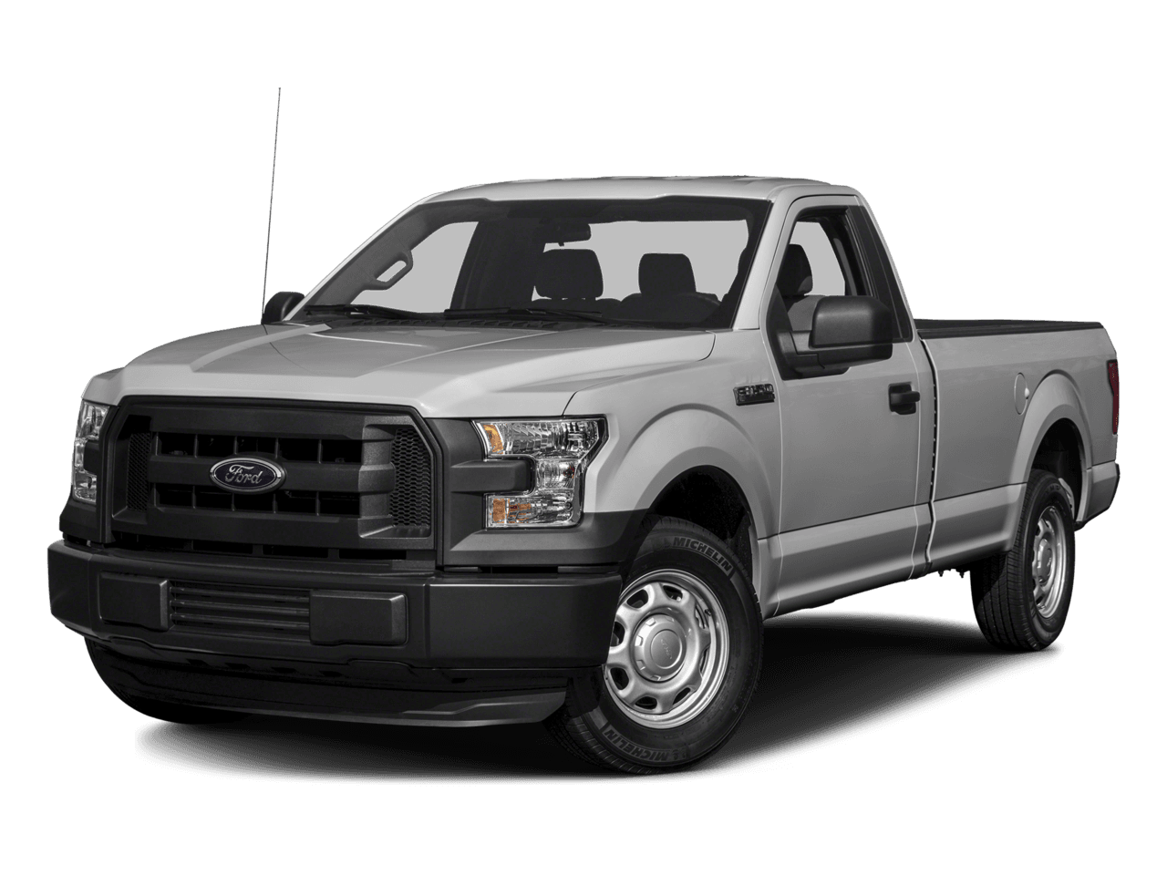2017 Ford F-150 XL 4WD Reg Cab 8' Box - Front 3/4, facing to the left