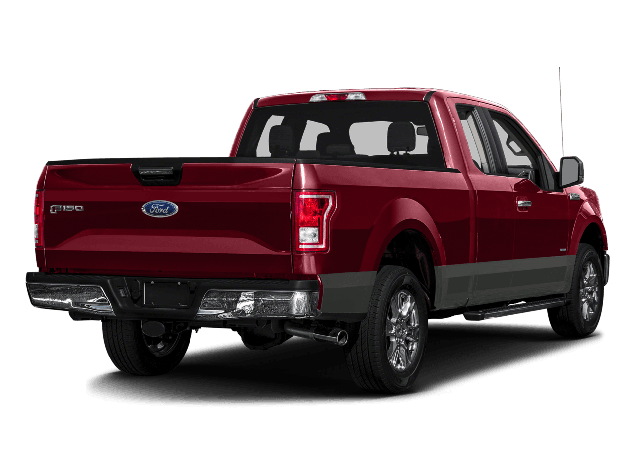 2017 Ford F-150 XLT 2WD SuperCab 6.5' Box - Rear 3/4, facing to the right