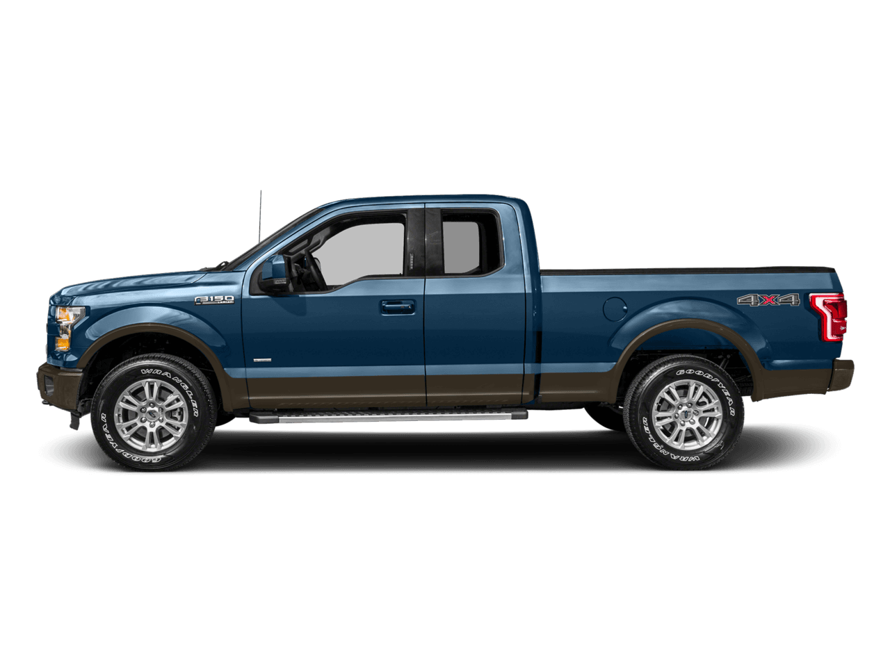 2017 Ford F-150 Lariat 2WD SuperCab 6.5' Box - Profile, facing to the left