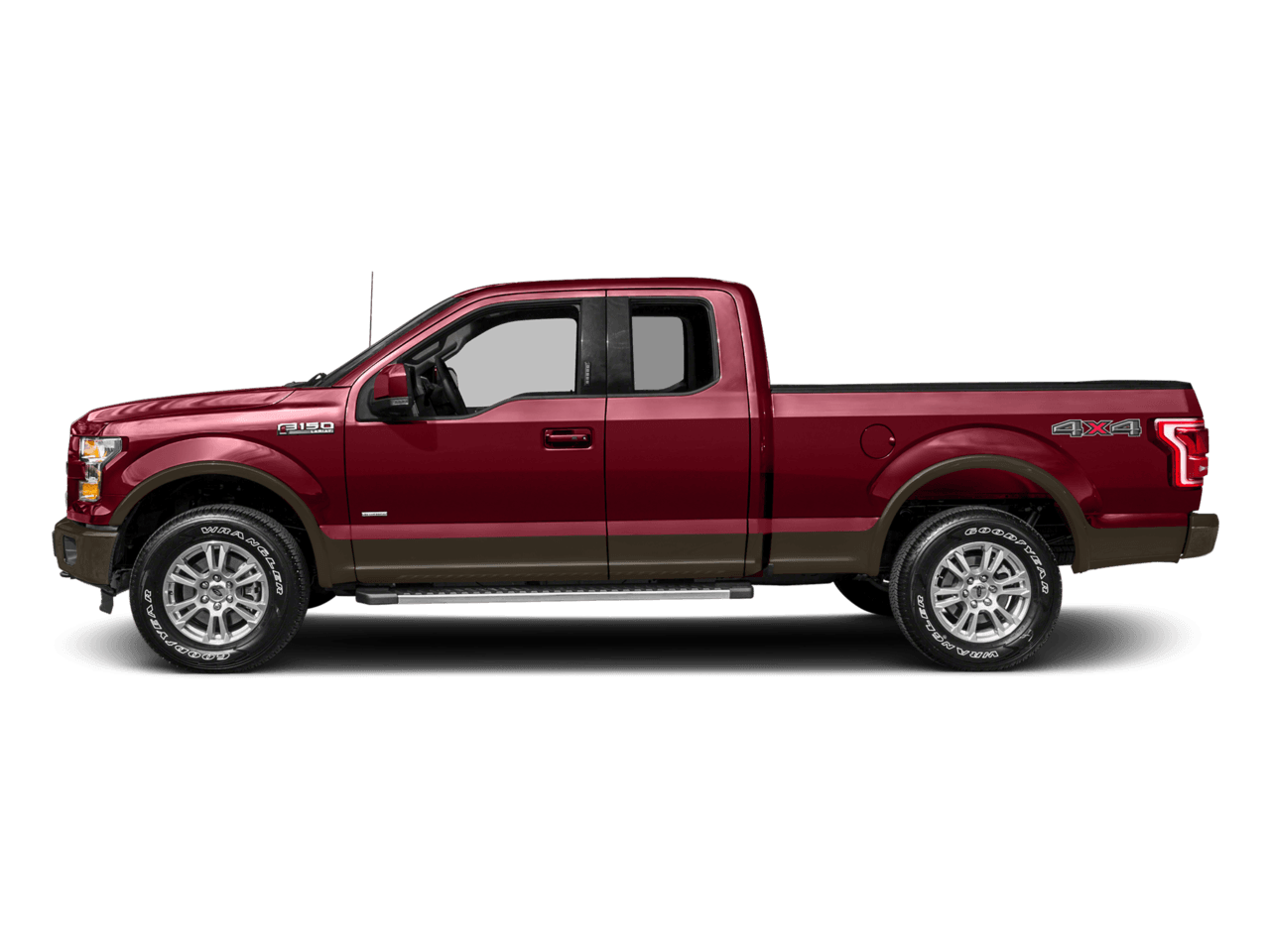 2017 Ford F-150 Lariat 2WD SuperCab 6.5' Box - Profile, facing to the left
