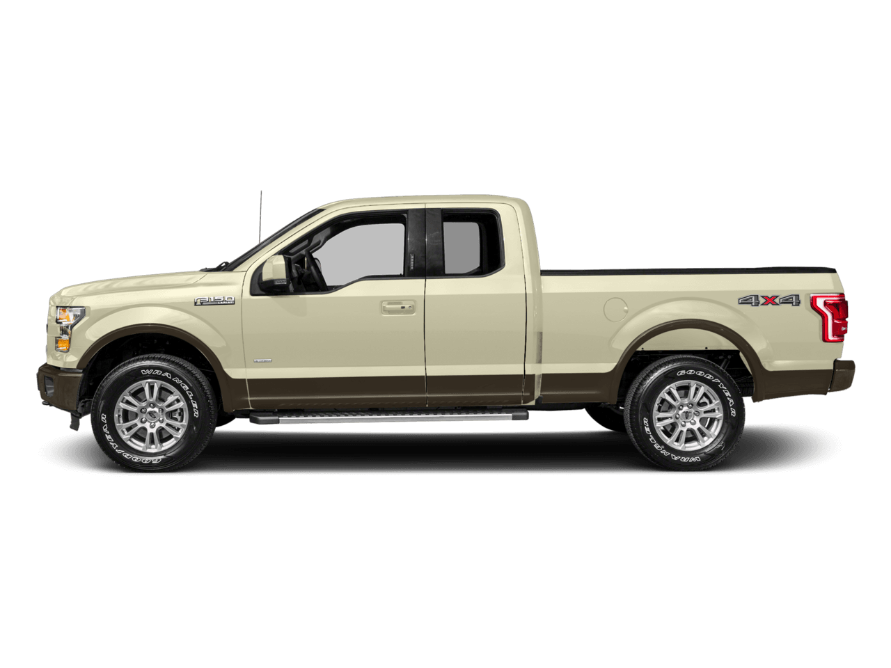 2017 Ford F-150 Lariat 2WD SuperCab 6.5' Box - Profile, facing to the left