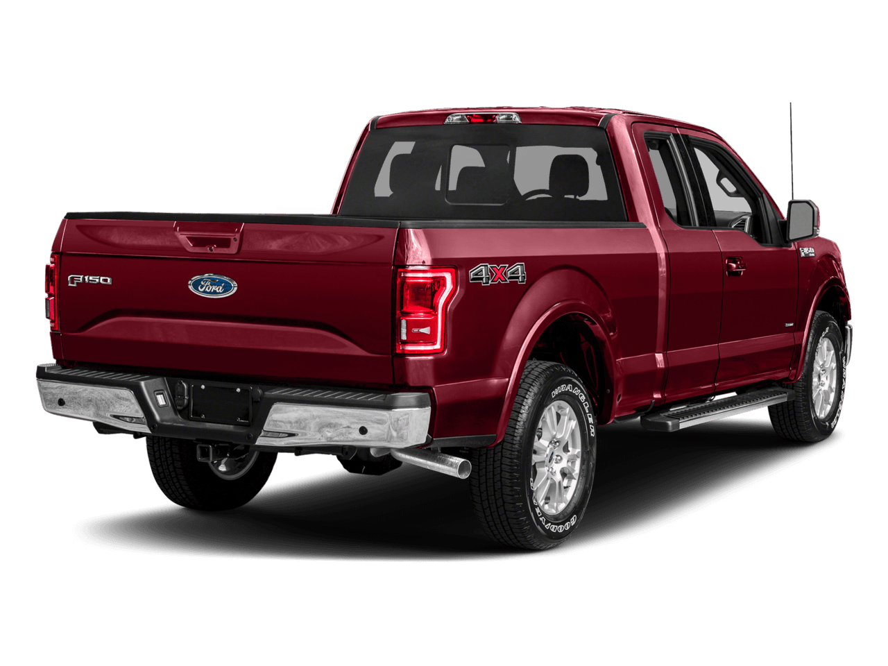2017 Ford F-150 Lariat 2WD SuperCab 6.5' Box - Rear 3/4, facing to the right