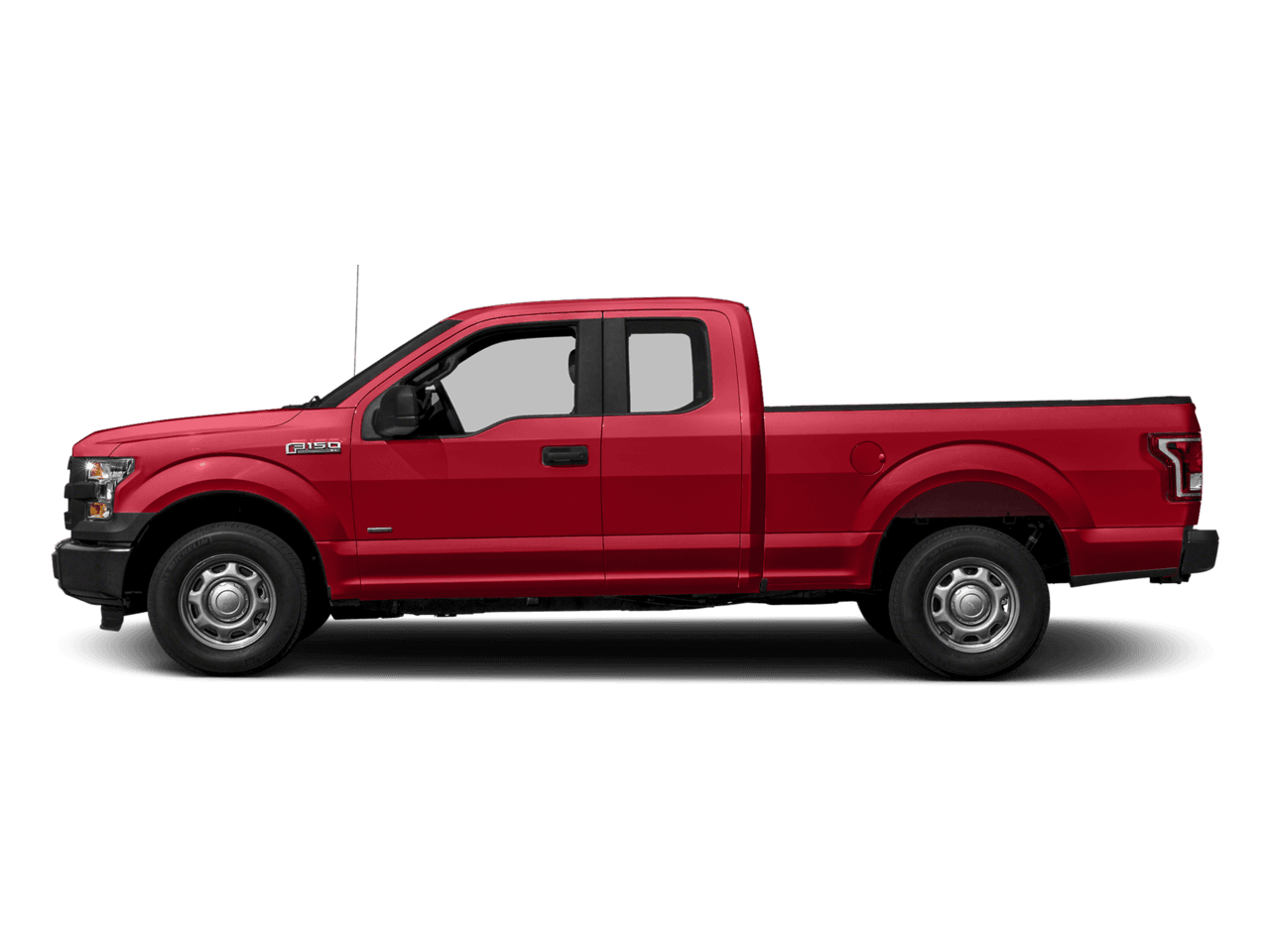 2017 Ford F-150 XL 4WD SuperCab 6.5' Box - Profile, facing to the left