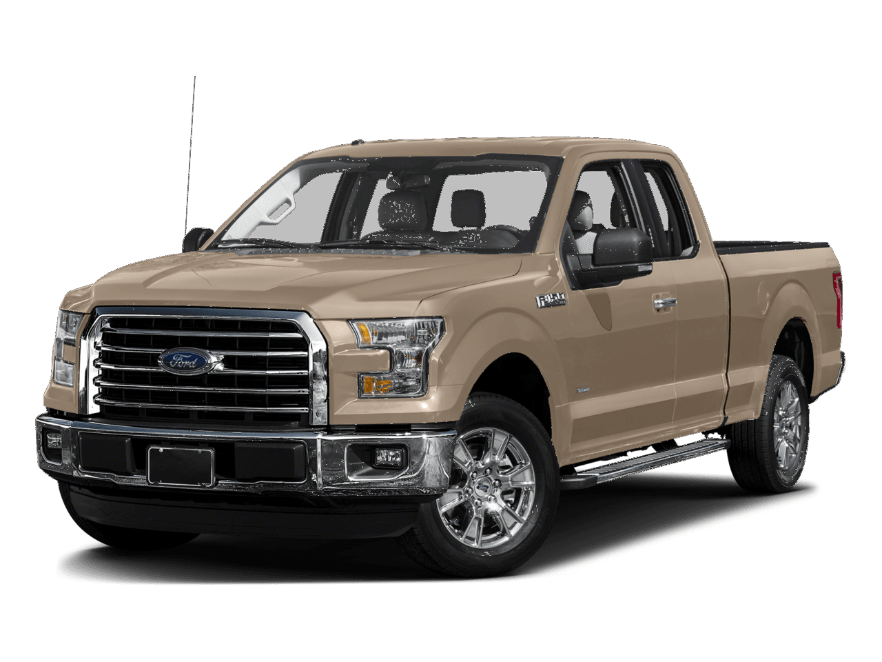 2017 Ford F-150 XLT 4WD SuperCab 6.5' Box - Front 3/4, facing to the left