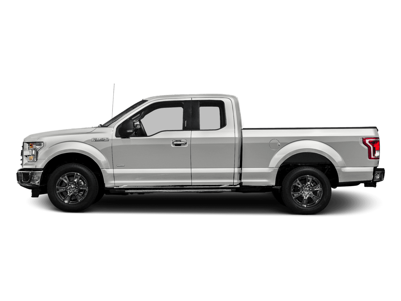 2017 Ford F-150 XLT 4WD SuperCab 6.5' Box - Profile, facing to the left