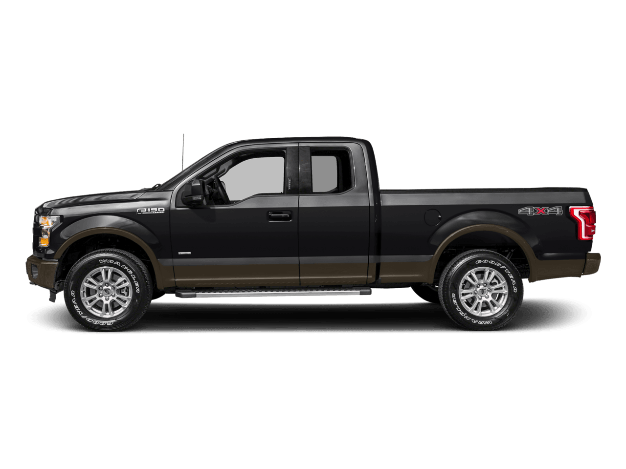 2017 Ford F-150 Lariat 4WD SuperCab 6.5' Box - Profile, facing to the left
