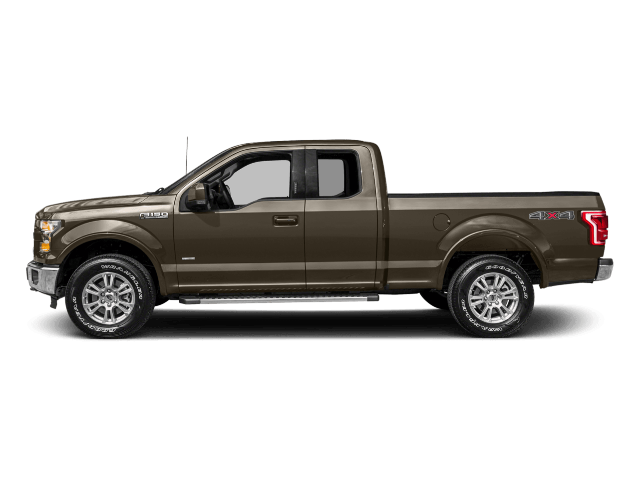 2017 Ford F-150 Lariat 4WD SuperCab 6.5' Box - Profile, facing to the left