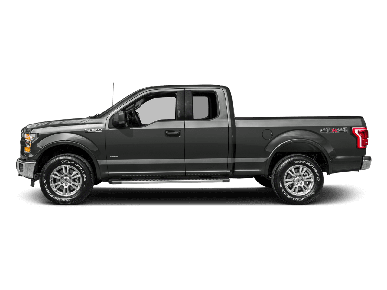2017 Ford F-150 Lariat 4WD SuperCab 6.5' Box - Profile, facing to the left