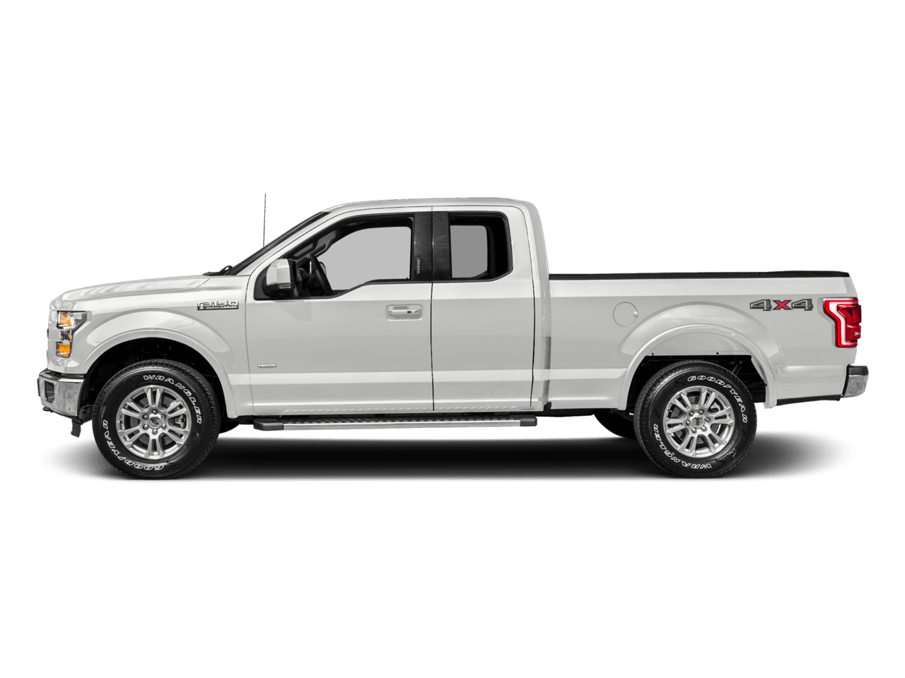 2017 Ford F-150 Lariat 4WD SuperCab 6.5' Box - Profile, facing to the left