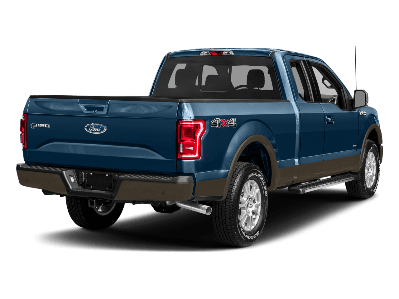 2017 Ford F-150 Lariat 4WD SuperCab 6.5' Box - Rear 3/4, facing to the right