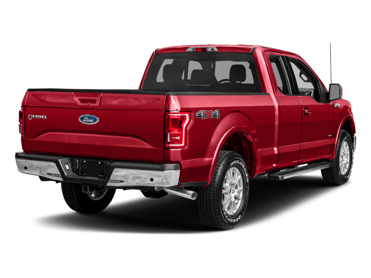 2017 Ford F-150 Lariat 4WD SuperCab 6.5' Box - Rear 3/4, facing to the right