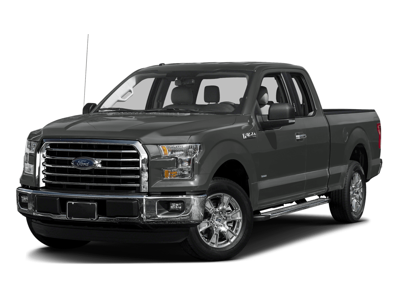 2017 Ford F-150 XLT 2WD SuperCab 8' Box - Front 3/4, facing to the left