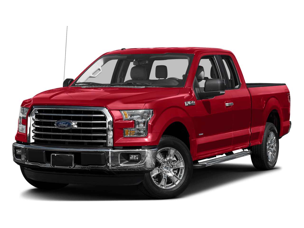 2017 Ford F-150 XLT 2WD SuperCab 8' Box - Front 3/4, facing to the left