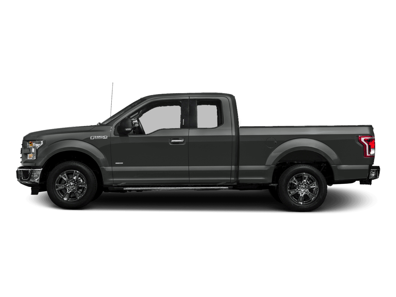 2017 Ford F-150 XLT 2WD SuperCab 8' Box - Profile, facing to the left