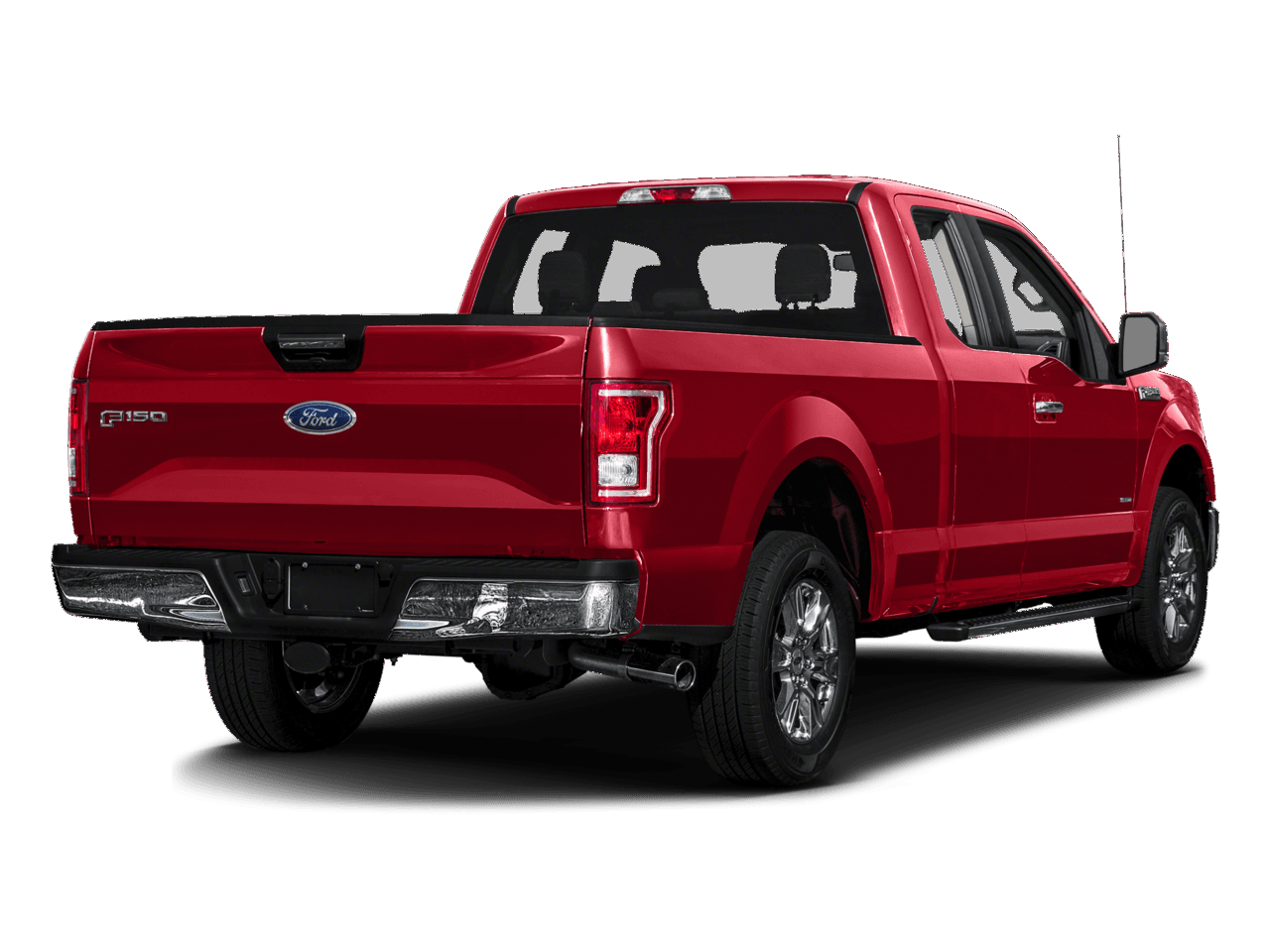 2017 Ford F-150 XLT 2WD SuperCab 8' Box - Rear 3/4, facing to the right