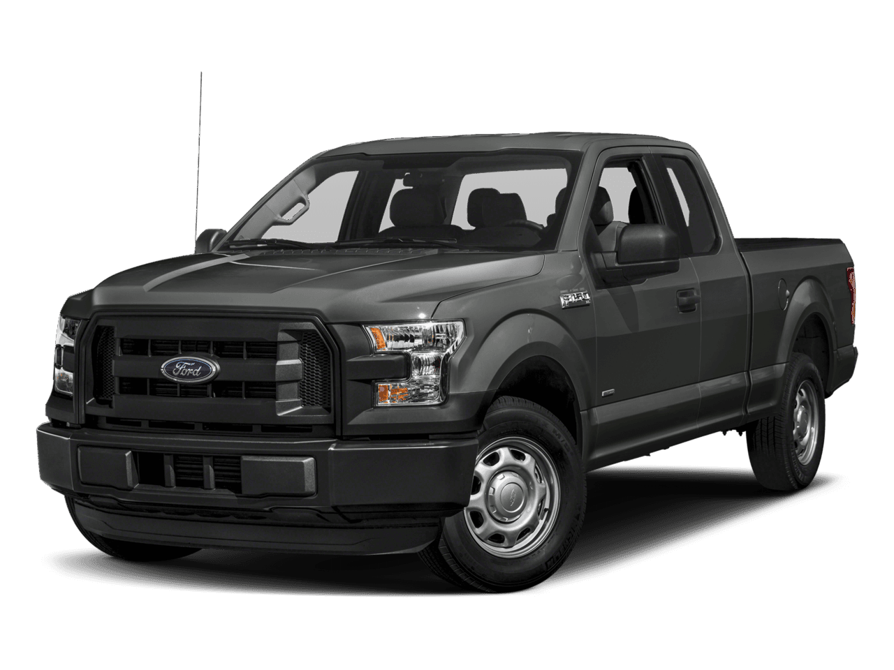 2017 Ford F-150 XL 4WD SuperCab 8' Box - Front 3/4, facing to the left