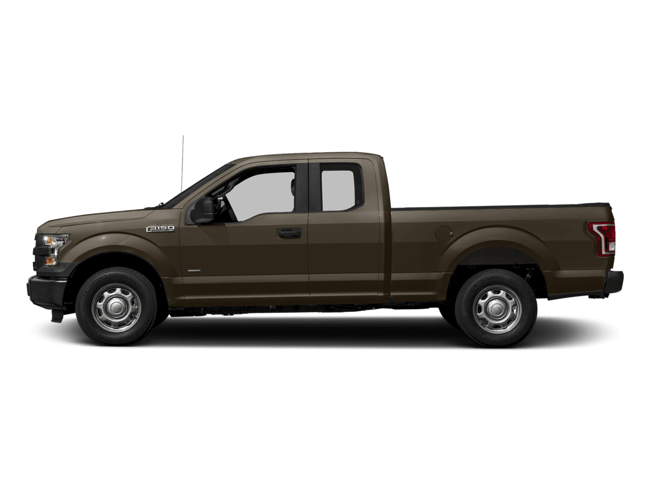 2017 Ford F-150 XL 4WD SuperCab 8' Box - Profile, facing to the left