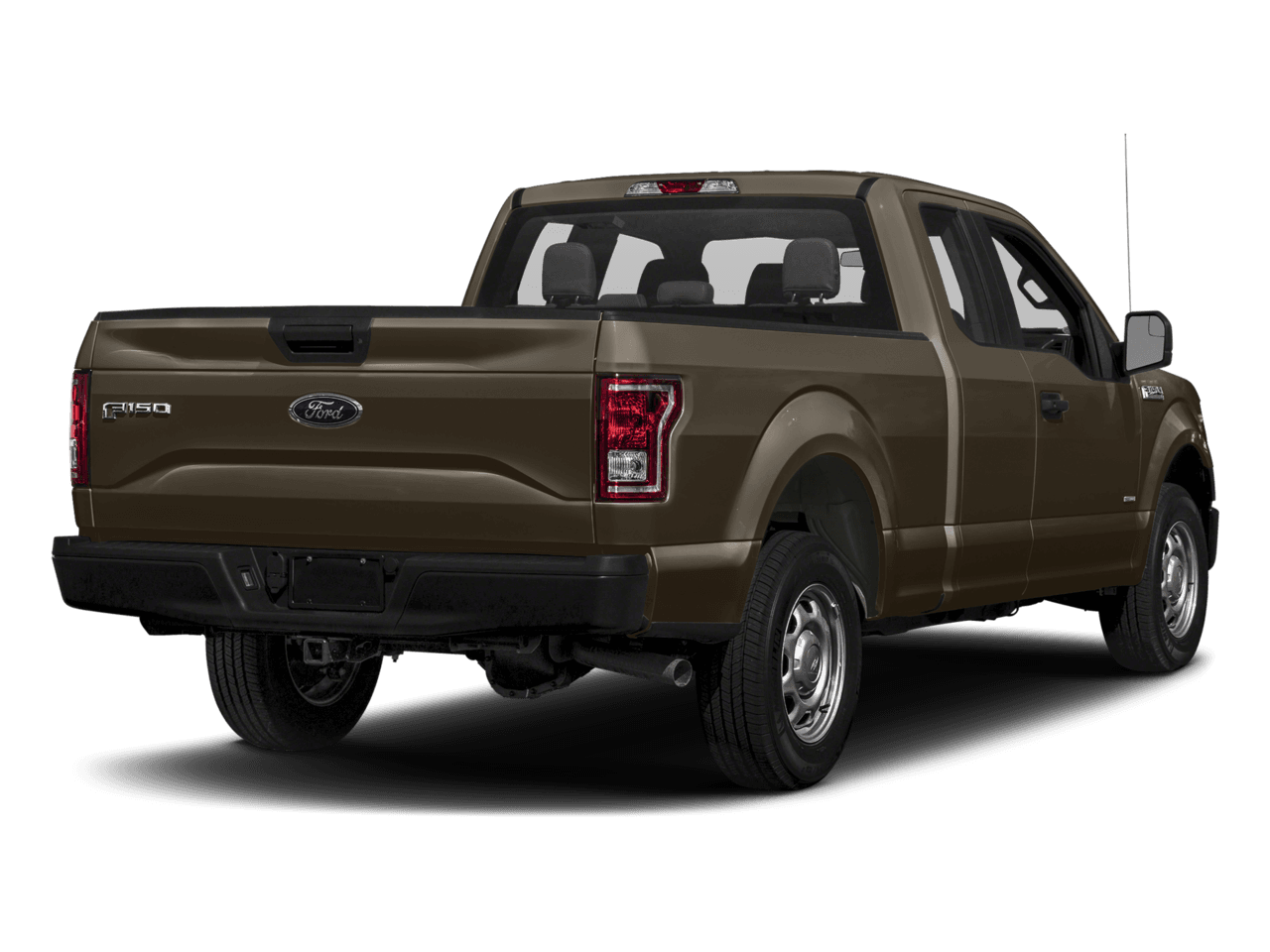 2017 Ford F-150 XL 4WD SuperCab 8' Box - Rear 3/4, facing to the right