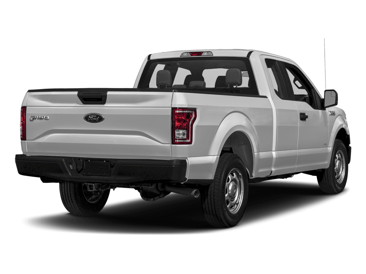 2017 Ford F-150 XL 4WD SuperCab 8' Box - Rear 3/4, facing to the right