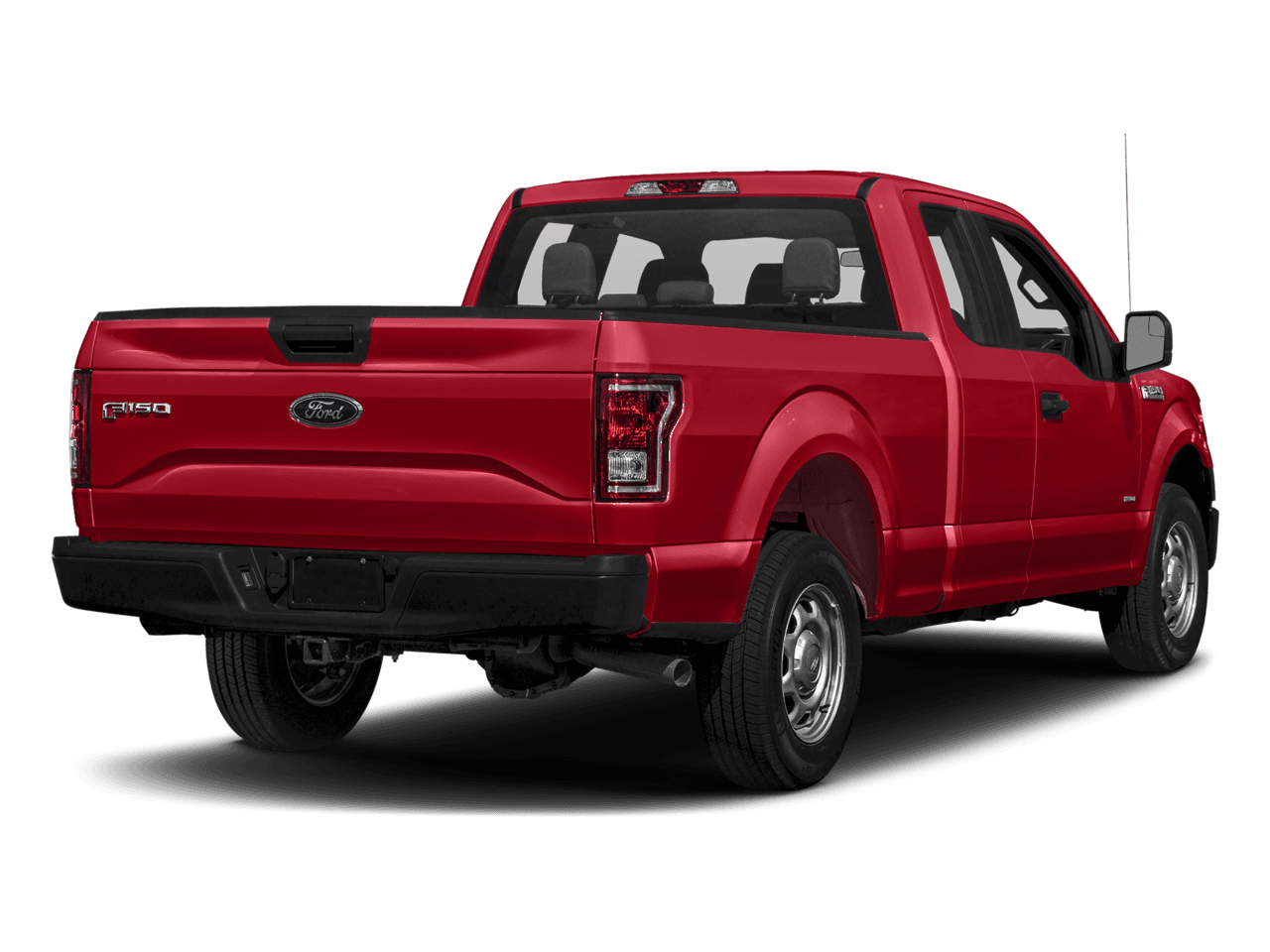 2017 Ford F-150 XL 4WD SuperCab 8' Box - Rear 3/4, facing to the right