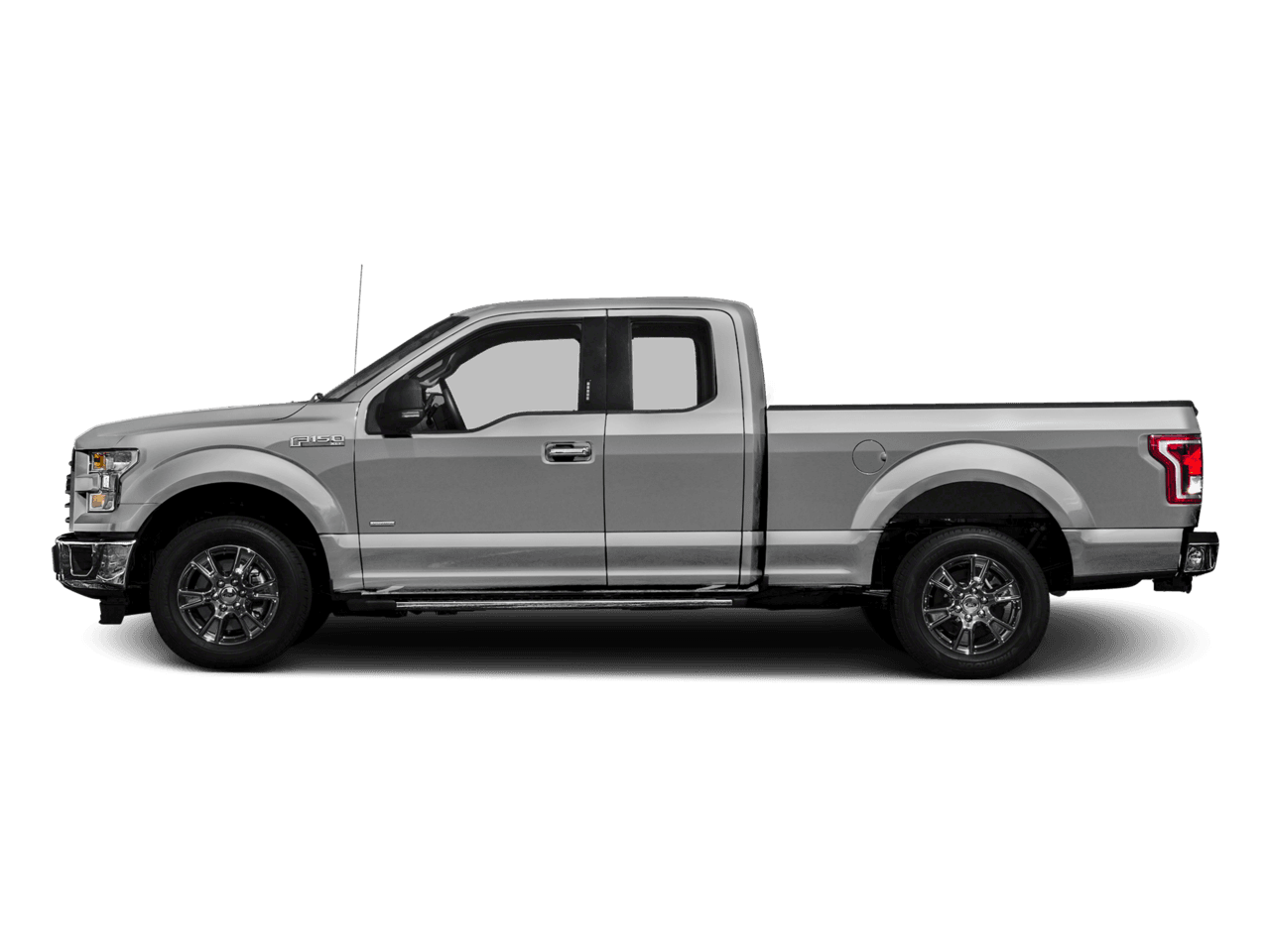 2017 Ford F-150 XLT 4WD SuperCab 8' Box - Profile, facing to the left