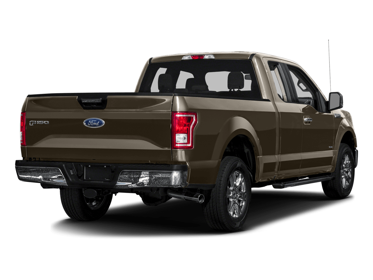 2017 Ford F-150 XLT 4WD SuperCab 8' Box - Rear 3/4, facing to the right