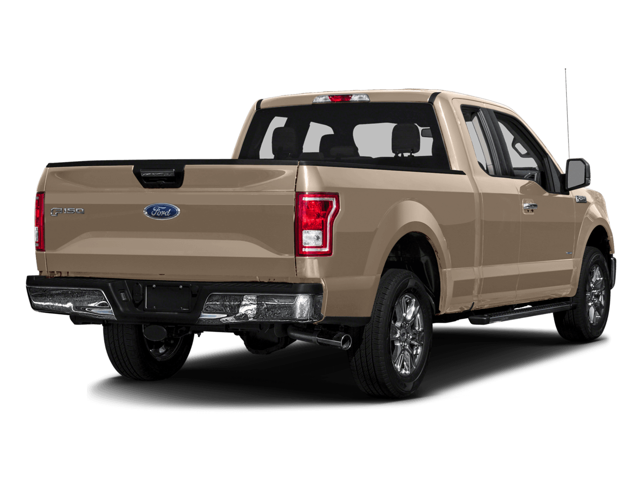 2017 Ford F-150 XLT 4WD SuperCab 8' Box - Rear 3/4, facing to the right