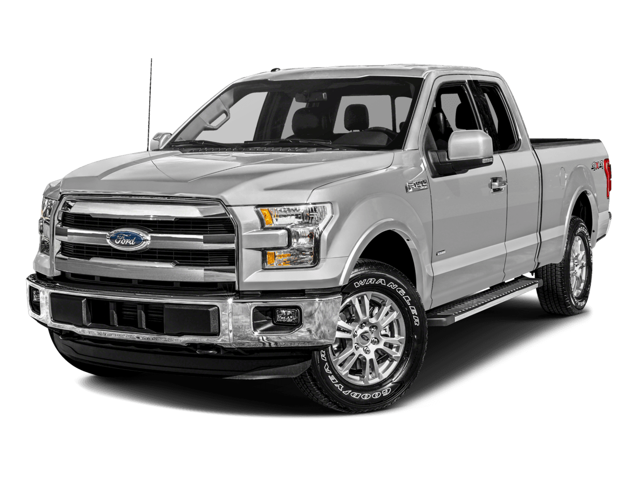 2017 Ford F-150 Lariat 4WD SuperCab 8' Box - Front 3/4, facing to the left