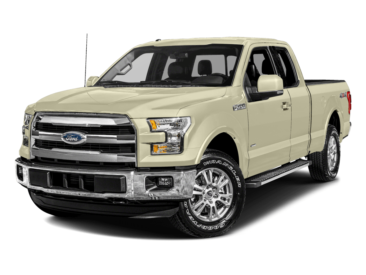 2017 Ford F-150 Lariat 4WD SuperCab 8' Box - Front 3/4, facing to the left