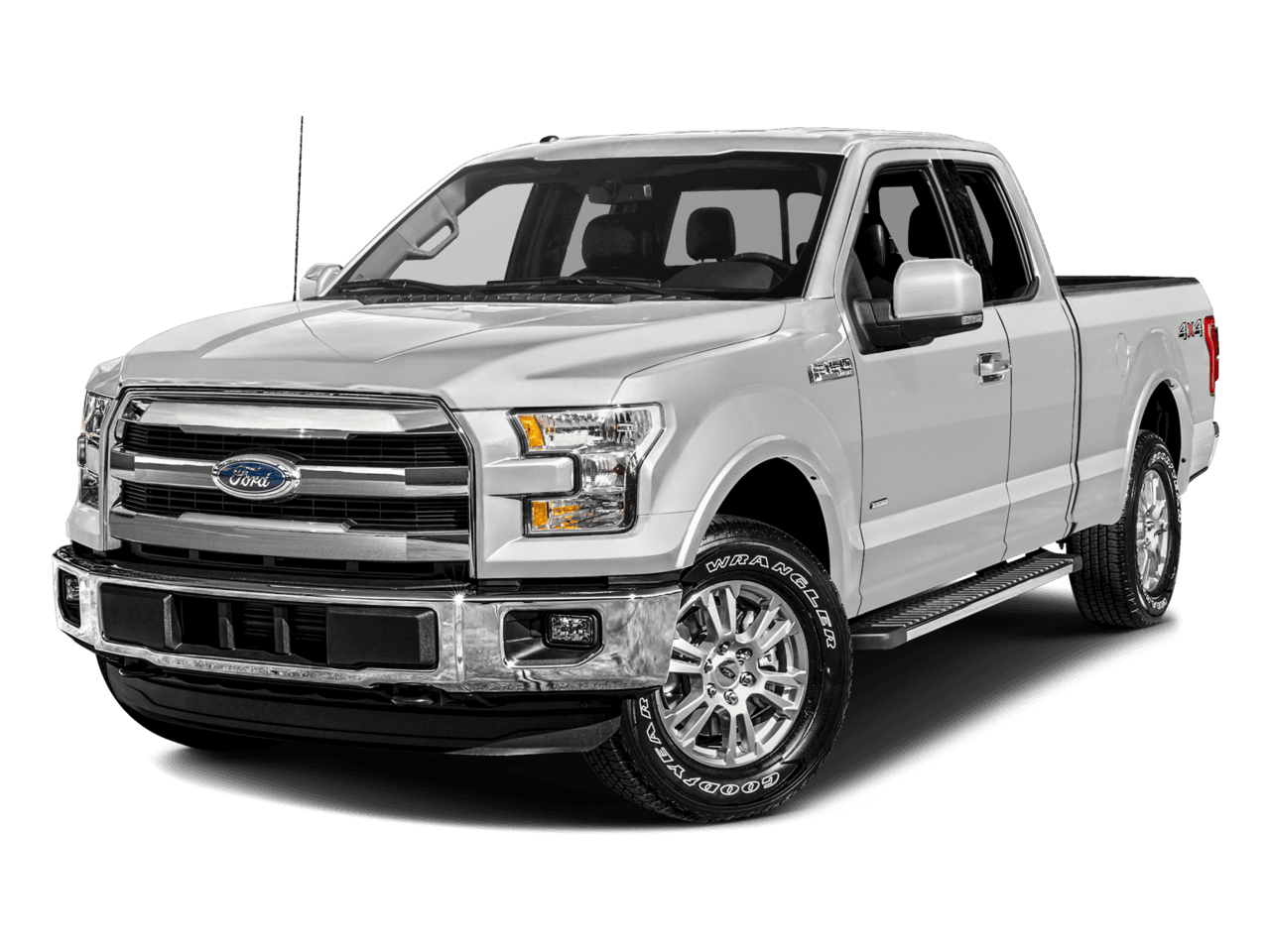 2017 Ford F-150 Lariat 4WD SuperCab 8' Box - Front 3/4, facing to the left