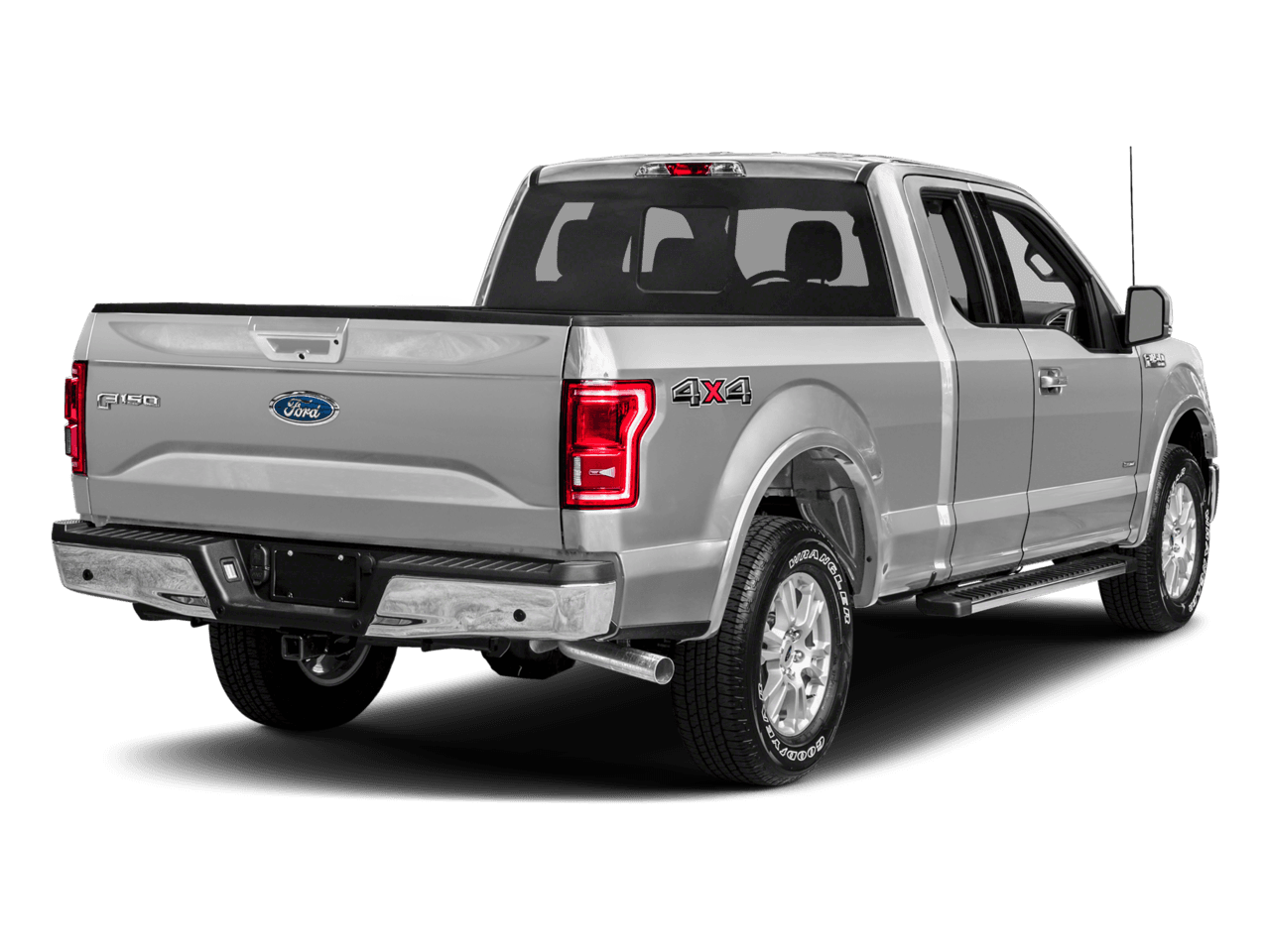 2017 Ford F-150 Lariat 4WD SuperCab 8' Box - Rear 3/4, facing to the right