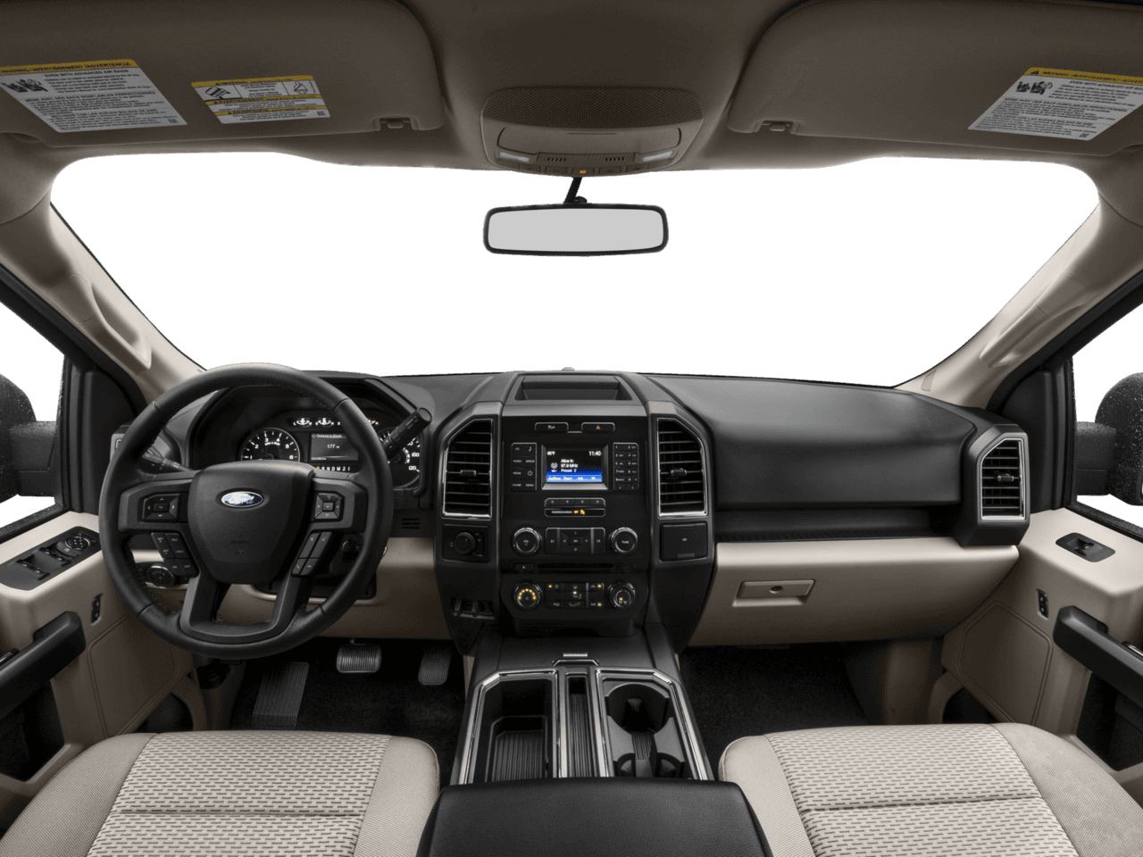 2017 Ford F-150 XL 2WD SuperCrew 5.5' Box - Interior Full Dash Basic