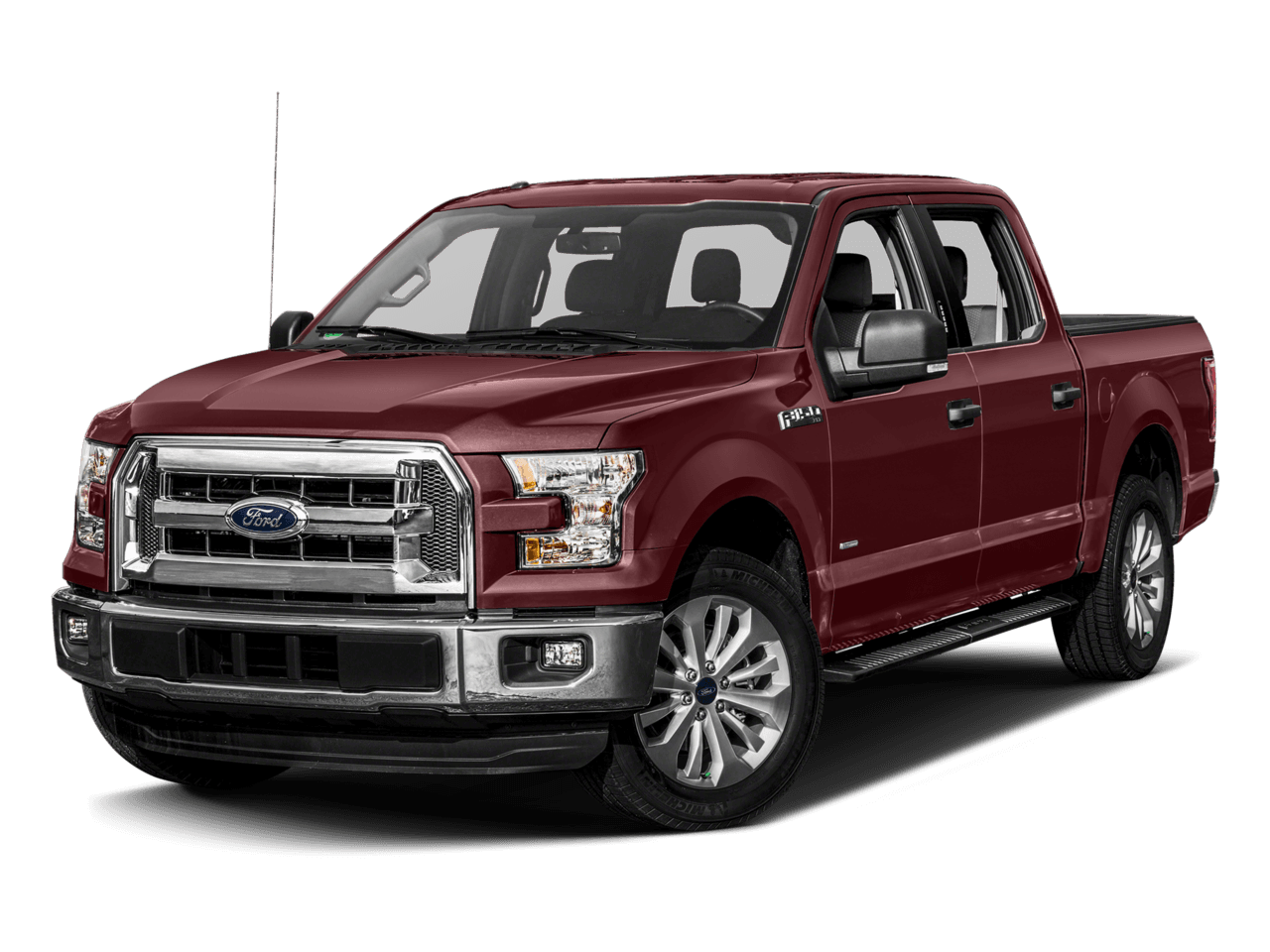 2017 Ford F-150 XLT 2WD SuperCrew 5.5' Box - Front 3/4, facing to the left