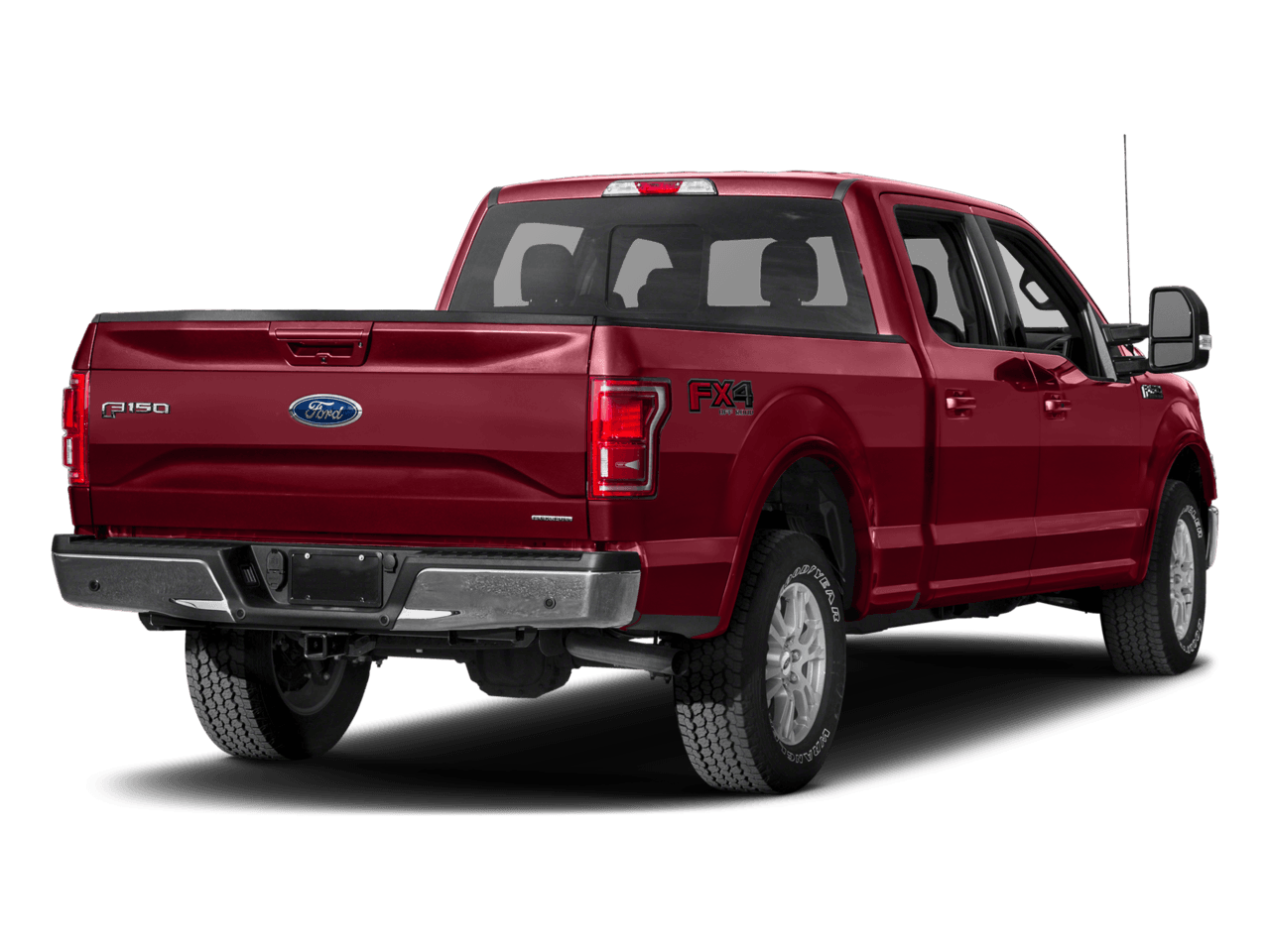 2017 Ford F-150 Lariat 2WD SuperCrew 5.5' Box - Rear 3/4, facing to the right