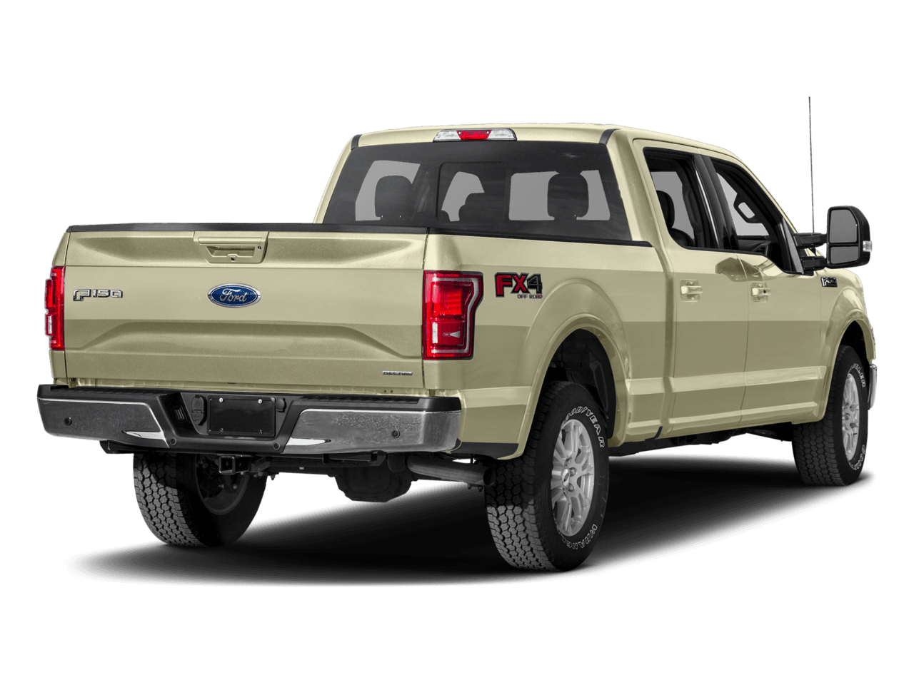 2017 Ford F-150 Lariat 2WD SuperCrew 5.5' Box - Rear 3/4, facing to the right