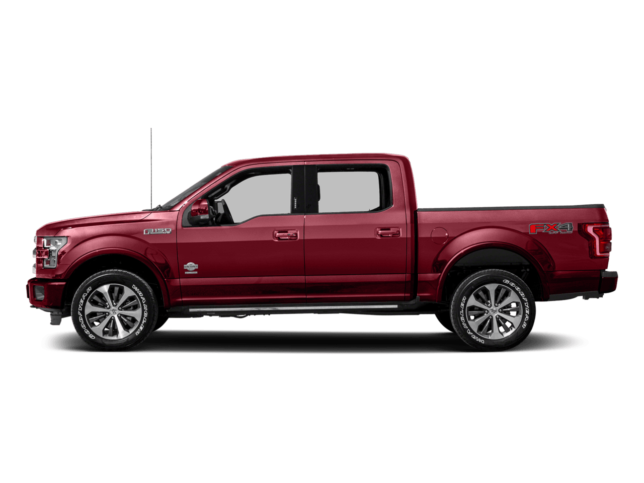 2017 Ford F-150 King Ranch 2WD SuperCrew 5.5' Box - Profile, facing to the left