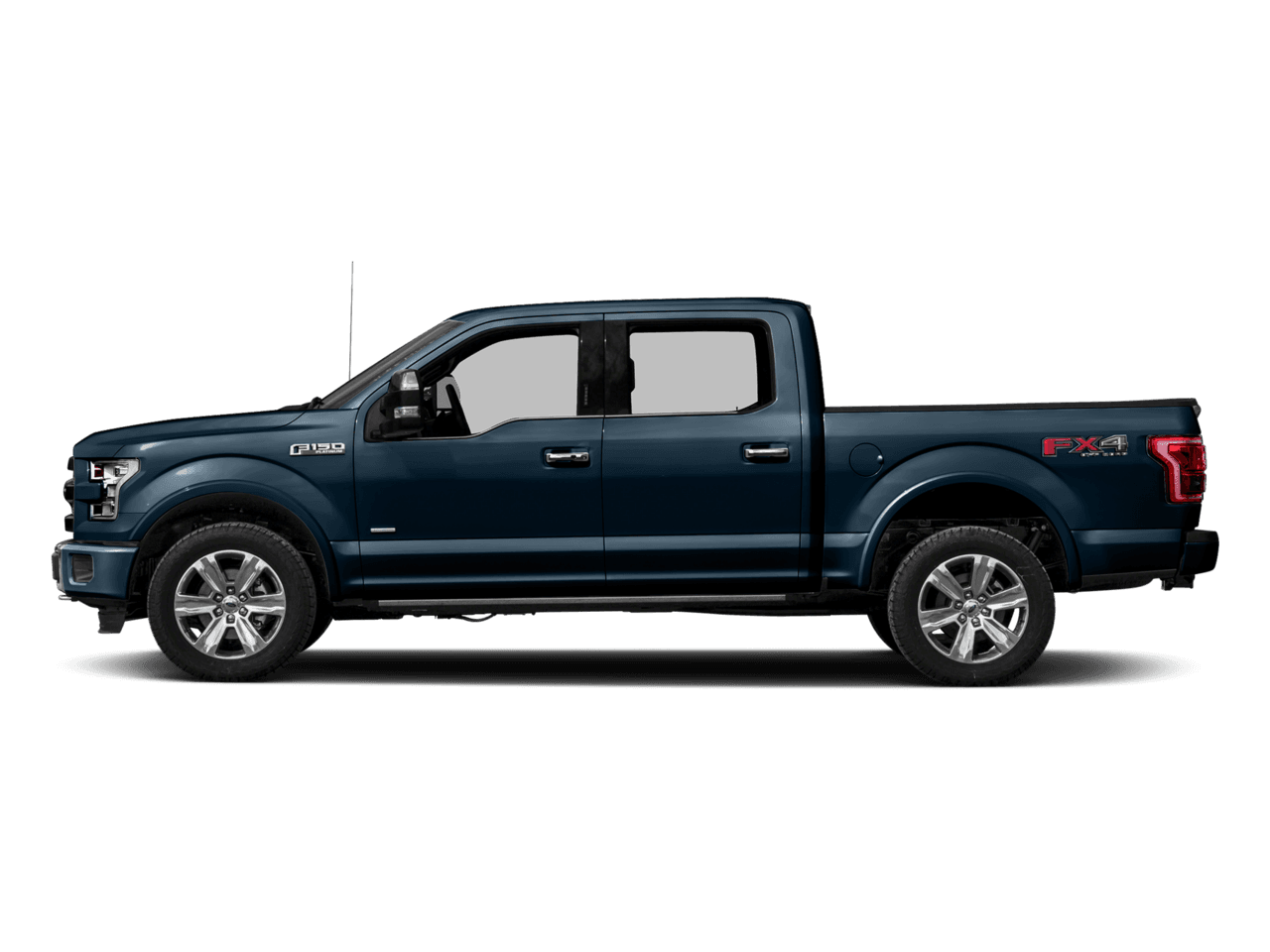 2017 Ford F-150 Platinum 2WD SuperCrew 5.5' Box - Profile, facing to the left