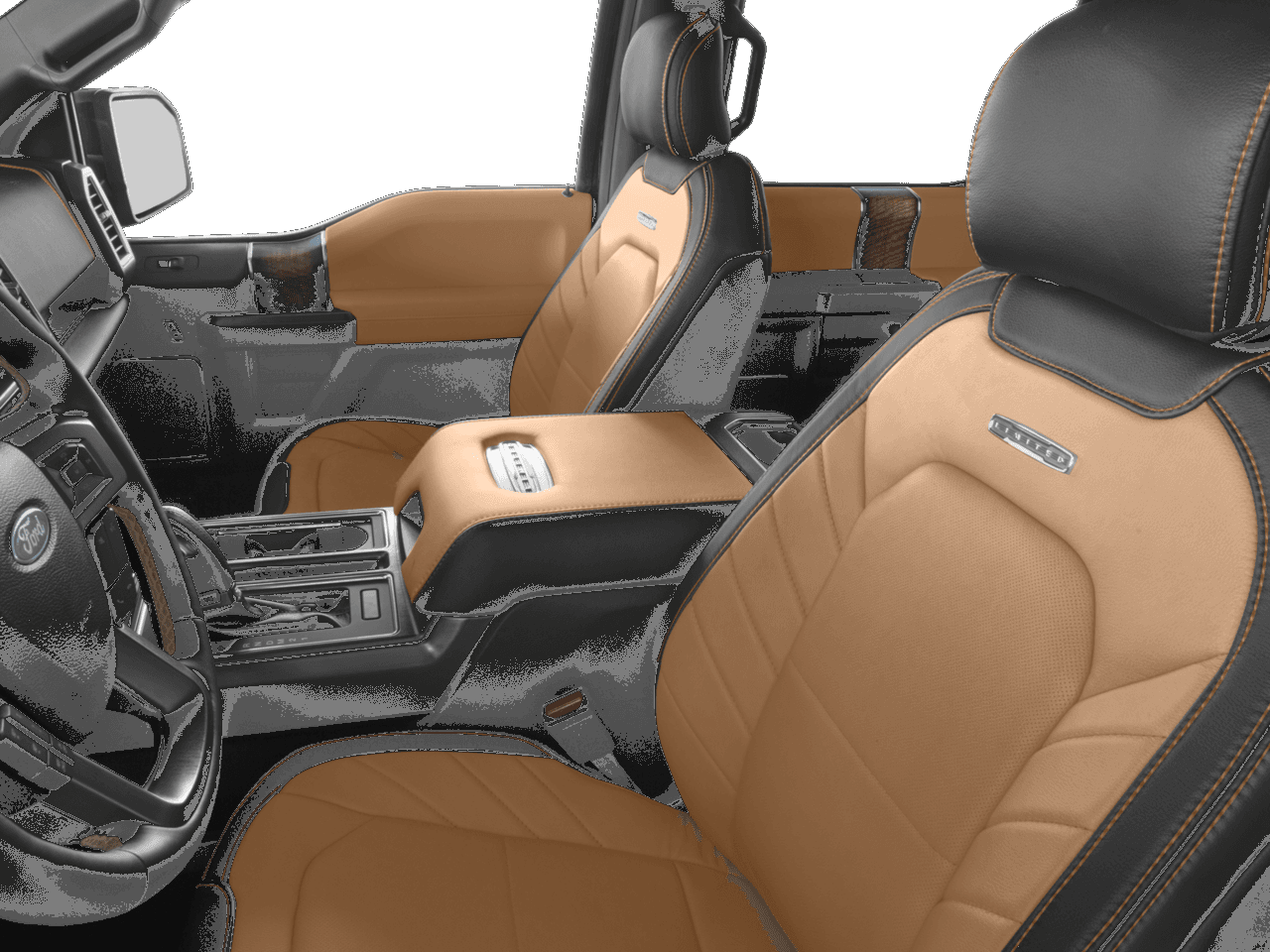 2017 Ford F-150 Limited 2WD SuperCrew 5.5' Box - Interior Driver's Side with Door Open, Front Seat Feature