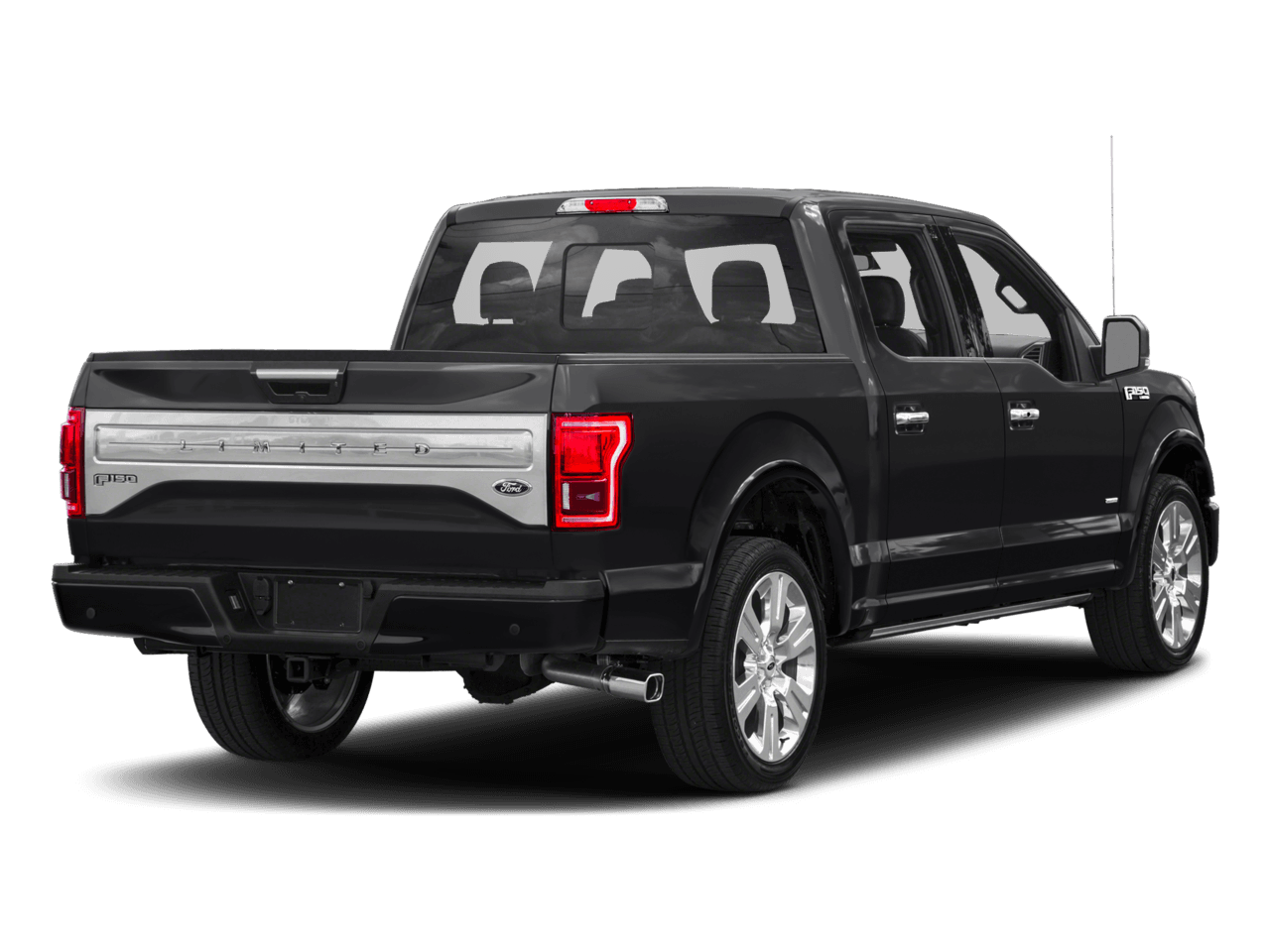 2017 Ford F-150 Limited 2WD SuperCrew 5.5' Box - Rear 3/4, facing to the right