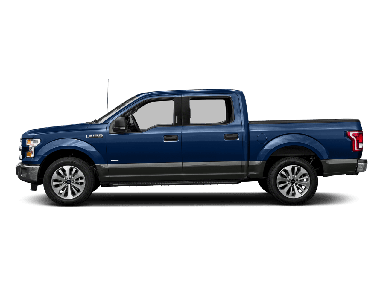 2017 Ford F-150 XLT 4WD SuperCrew 5.5' Box - Profile, facing to the left