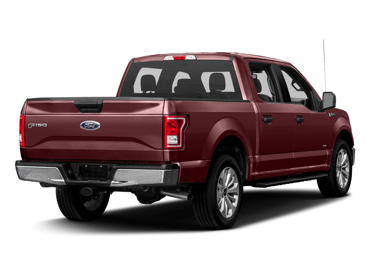 2017 Ford F-150 XLT 4WD SuperCrew 5.5' Box - Rear 3/4, facing to the right