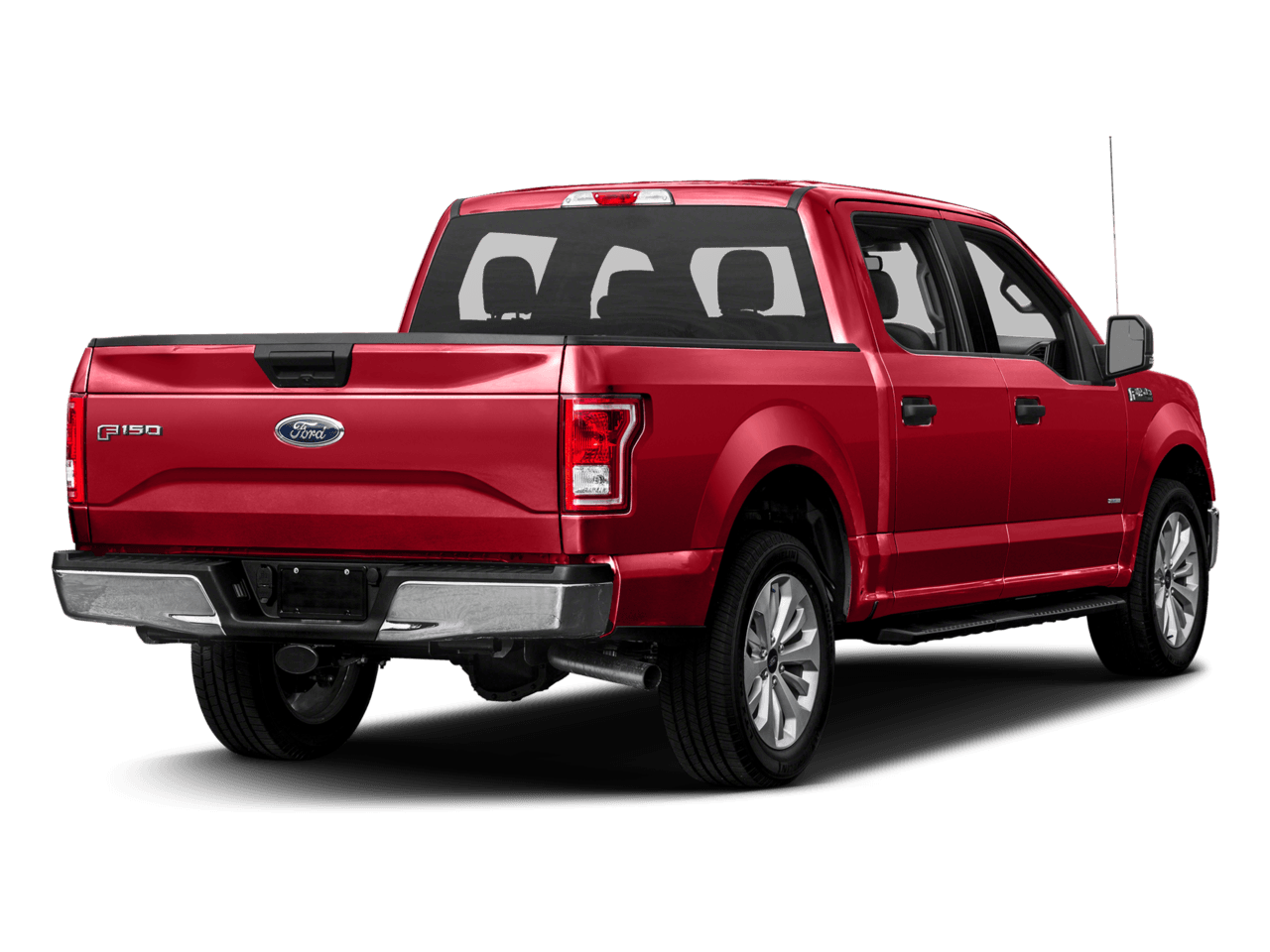 2017 Ford F-150 XLT 4WD SuperCrew 5.5' Box - Rear 3/4, facing to the right